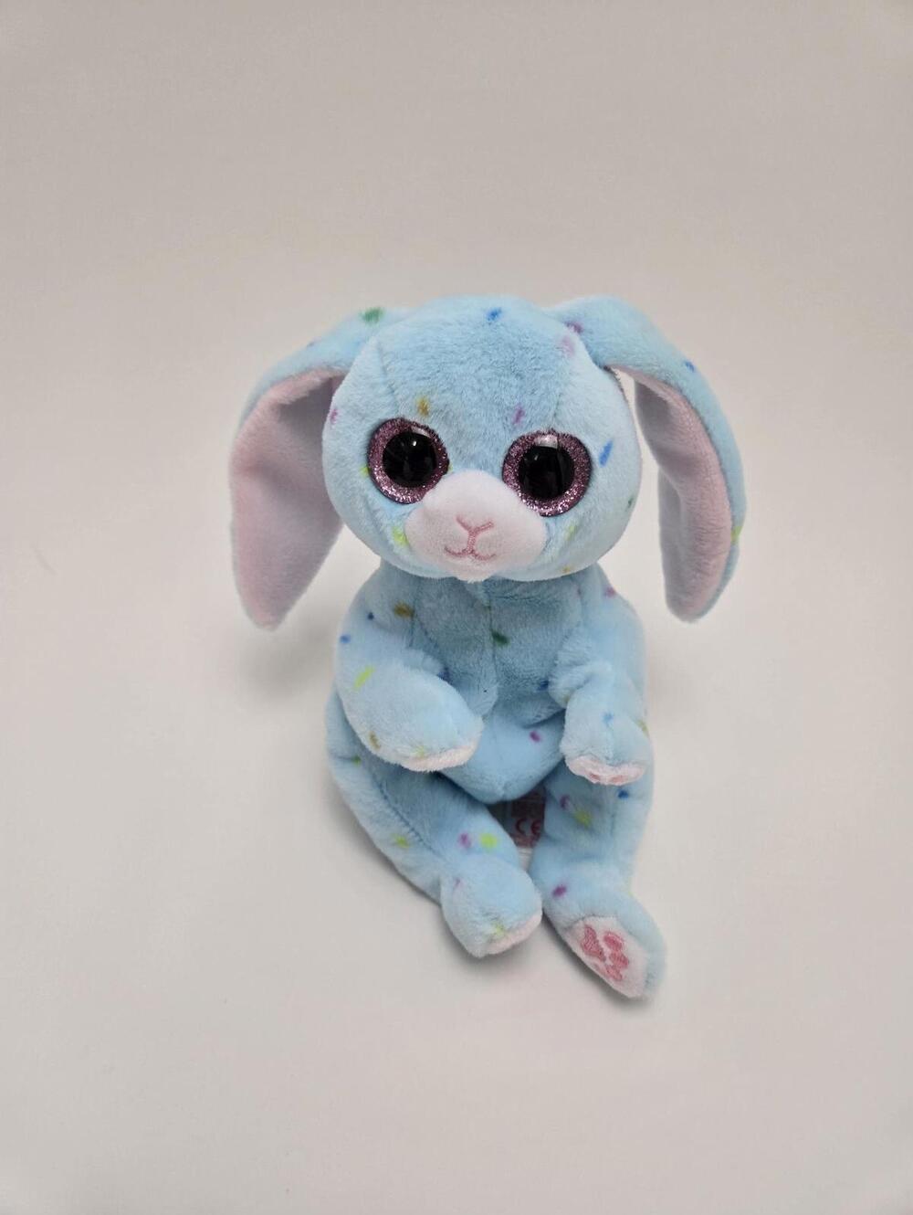 Ty Beanie Bellies “Bluford” the Blue Easter Bunny Rabbit - No Hang Tag(7.5 inch)